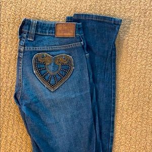 Frankie B Jeans, Size 27 - Heart Pockets